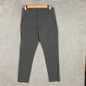 BYLT Everyday Pant 2.0 Men's 31 x 28 Gray Stretch Slim Fit Golf